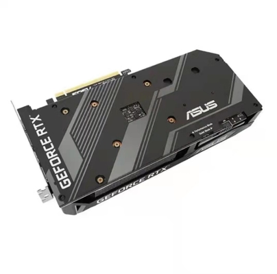 Διπλό ΤΥΧΕΡΌ ΠΑΙΧΝΊΔΙ ανεμιστήρων RTX3060 O12G καρτών γραφικών 192bit 12GB ASUS